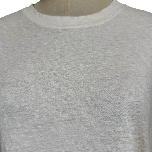 Simon Miller Kechi Tank Top Muscle Tee Off White Slub Pill Cotton Sz:4/XL - Picture 2 of 10